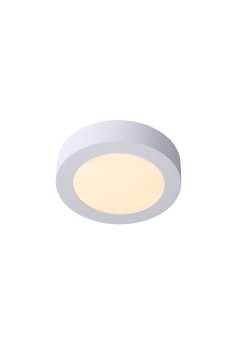 LED Deckenleuchte weiß, Deckenlampe weiß, Durchmesser 18 cm